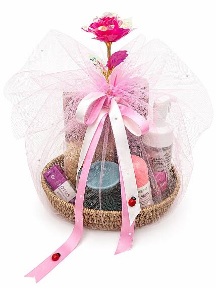 Coffret Éclat de Rose – Kit de Soin Femme | Spa & Aromathérapie | Gua Sha, Brûle-Parfum, Produits à la Rose - 1