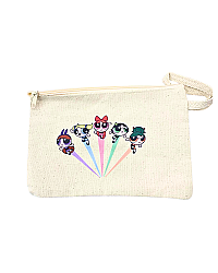 Çok Amaçlı Bez Cüzdan Powerpuff Girls Baskılı - 