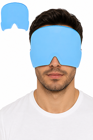 Cooling & Warming Gel Migraine Relief Headband – Hot & Cold Therapy Head Wrap - 1