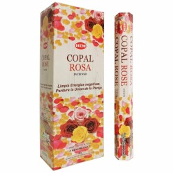 أعواد بخور سداسية Copal Rose – المزيج الفريد من الكوبال والورد - 1