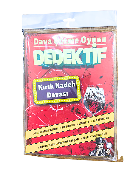 Dedektif Kırık Kadeh Davası Çözme Oyunu - 1