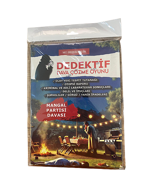 Dedektif Mangal Partisi Davası Çözme Oyunu - 1