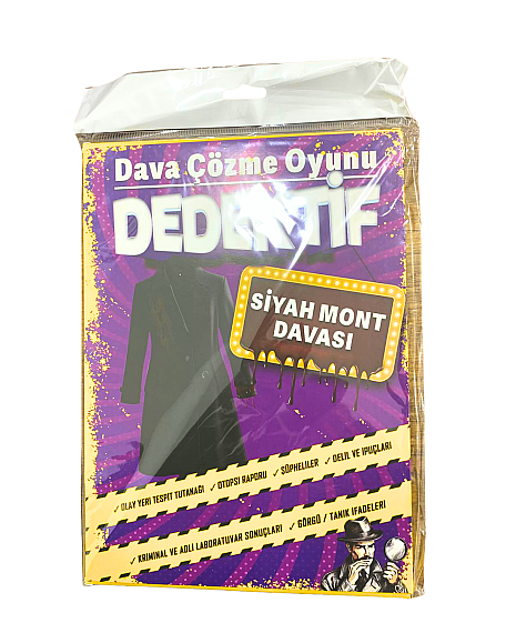 Dedektif Siyah Mont Davası Çözme Oyunu - 1