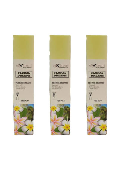 Dekorativer Bambus-Stick Raumduft - Floral Dreams 100ml (Rund) - 5