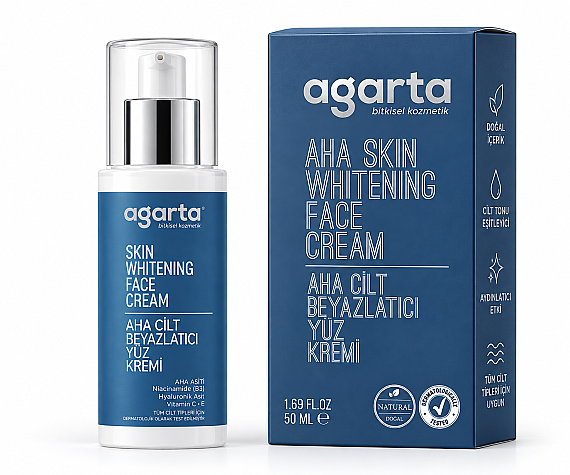 Doğal AHA İçerikli Cilt Beyazlatıcı Yüz Kremi 50 ml - 2