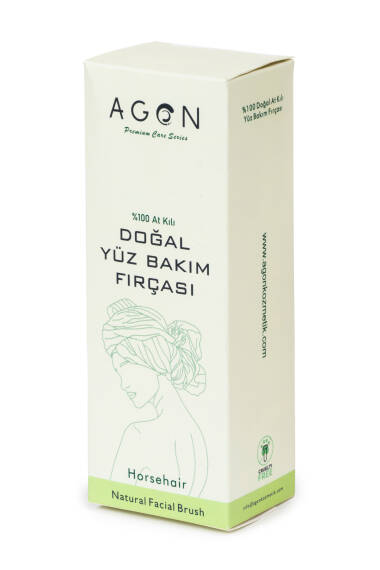 Doğal At Kılı Yüz Bakım Fırçası - 2