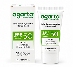 Doğal Leke Karşıtı Aydınlatıcı Güneş Kremi 50+ SPF (50 ml) - 