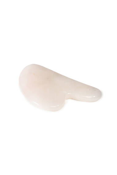 Doğal Pembe Kuvars Gua Sha - 5
