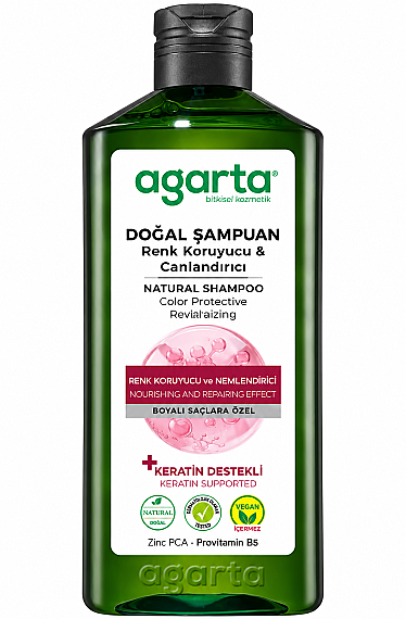 Doğal Renk Koruyucu ve Canlandırıcı Şampuan (400 ml) - 1
