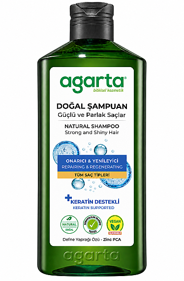 Doğal Şampuan Güçlü ve Parlak Saçlar İçin (400 ml) - 1