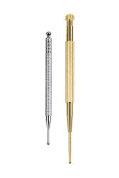 Double-Ended Stainless Steel Facial Reflexology Massage Tool (2-Piece Set) - 3