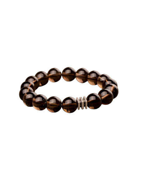 Dumanlı Kuvars 10 mm Doğal Taş Bileklik - 1