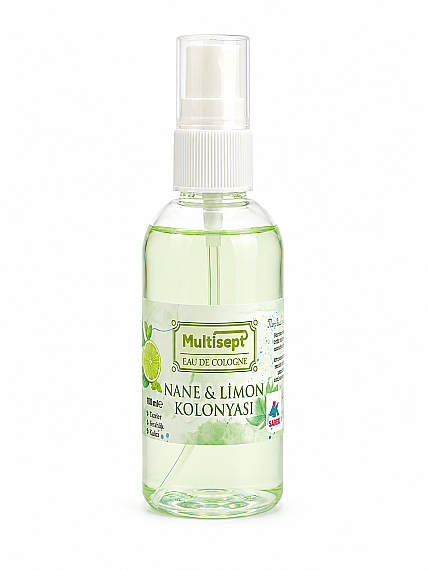 Eau de Cologne Menthe Citron 100 ml – Cologne Rafraîchissante à la Menthe et au Citron - 1