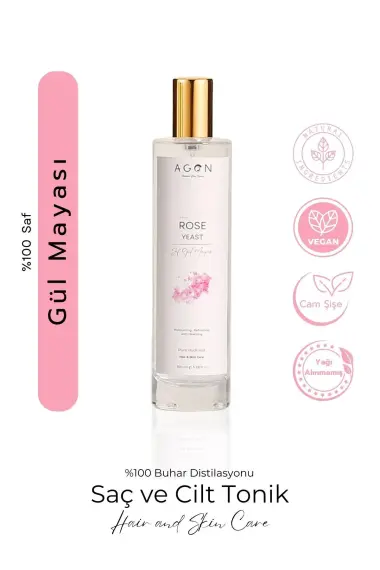 Eau de Rose Pure Agon 100 ML – Tonique Éclaircissant et Resserrant les Pores - 6