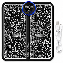 EMS Vibrations-Fußmassagepad – Elektrisches Fußmassagegerät mit Muskelstimulation - 1