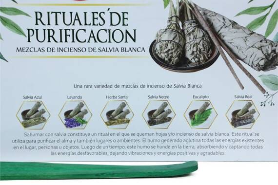 Ensemble d’Encens de Sauge Blanche Purifiante (6 pièces) - 2