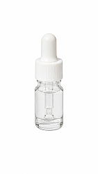 Flacon en Verre 5 CC avec Compte-gouttes – Huiles Essentielles et Sérum - 2