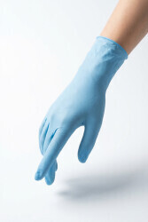 Gants en nitrile sans poudre - 1