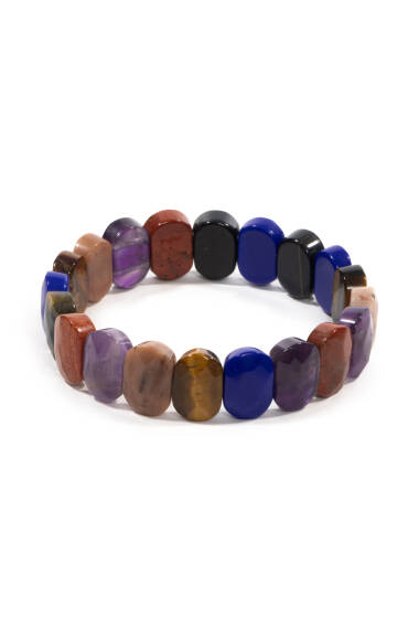 Gemischtes Naturstein Rolex-Armband (Oval) - 1