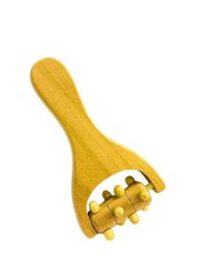 Geriffeltes Holz Massagegerät – Natürliches Holz, Entspannende Massage - 2