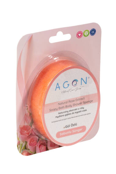 Gül Sabunlu Vücut Duş Süngeri - 9