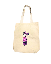 Çok Amaçlı Bez Çanta Minnie Mause Baskılı - 