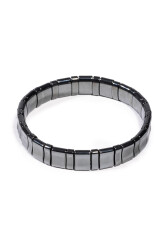 Hematite Natural Stone Rolex Bracelet (Classic): - İpekyol