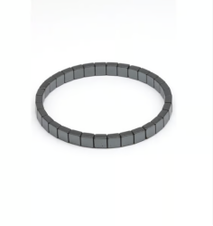 Hematite Small Square Rolex Bracelet – Natural Stone Unisex Bracelet - İpekyol