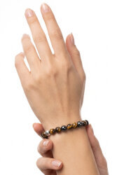 Hematite Tiger Eye Natural Stone Bracelet - 2