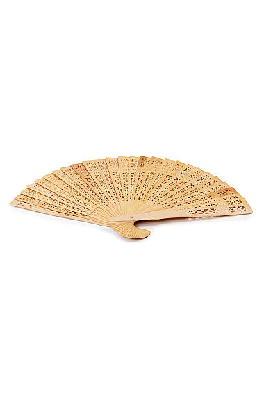 Holzfächer – Klappbarer Handfächer mit Dekorativem Design - 2