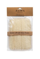 Kabak Lifli Ipli Kare Banyo&duş Vücut Kesesi - 