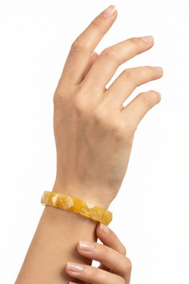 Kalsit Doğal Taş Rolex Bileklik - 3