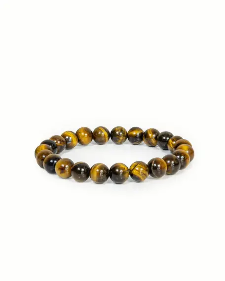 Bracelet en Pierre Naturelle Œil de Tigre - 