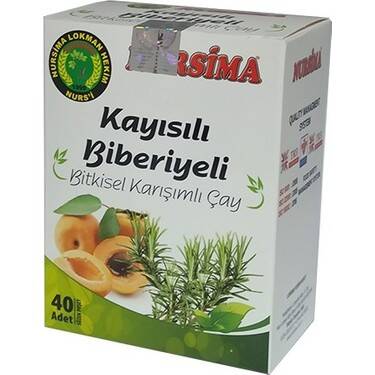 Kayısılı Biberiyeli Bitkisel Karışımlı Çay - 2