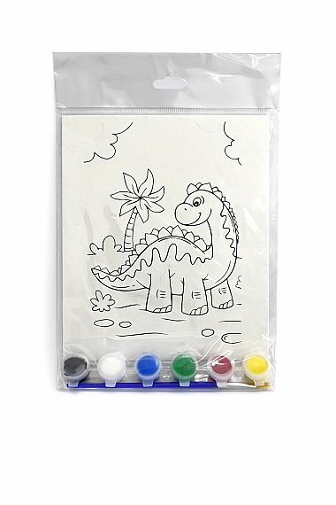 Kit de Coloriage en Carton Dinosaure - 1