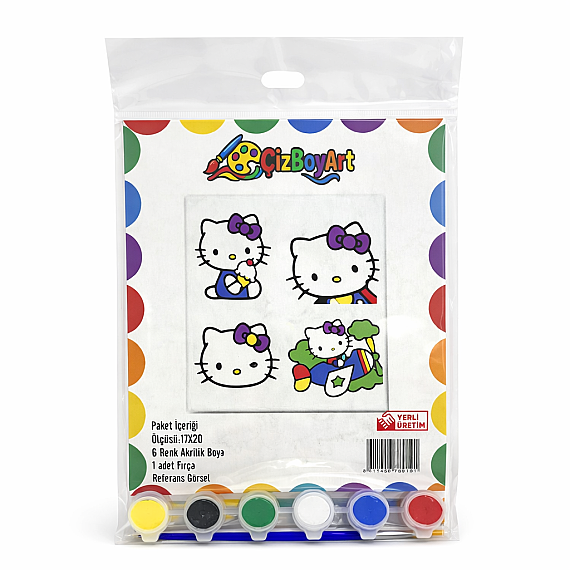 Kit de Coloriage en Carton Hello Kitty - 2