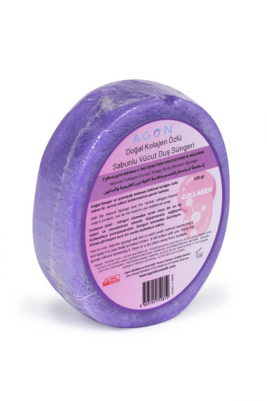 Kolajen Sabunlu Vücut Duş Süngeri - 3