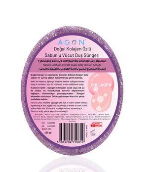 Kolajen Sabunlu Vücut Duş Süngeri - 1