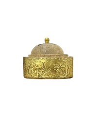 Маленькая Металлическая Аромалампа с Крышкой - 3