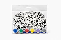 Hayvan Figürlü Uyku Maskesi Boyama Seti – DIY Hobi Kiti 🖌️ - 