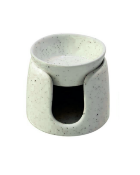 Kurzer Schalen-Räucherhalter - Weiß - 2