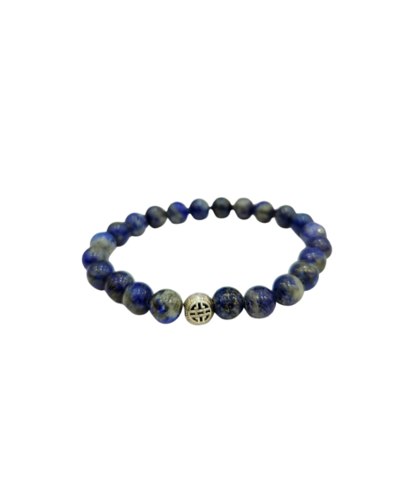 Lapis Lazuli Natural Stone Bracelet: - 2