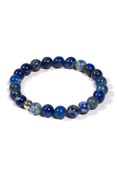 Lapis Lazuli Natural Stone Bracelet: - 2