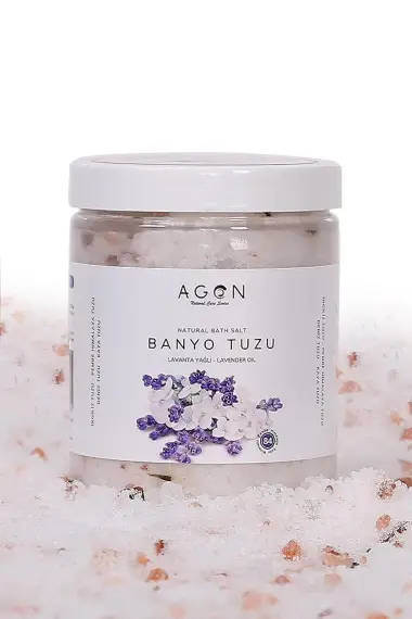 Lavanta Yağlı Doğal Banyo Tuzu 300 gr - İngiliz,Himalaya,Deniz ve Kaya Tuzu - 5