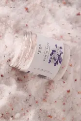 Lavanta Yağlı Doğal Banyo Tuzu 300 gr - İngiliz,Himalaya,Deniz ve Kaya Tuzu - 6