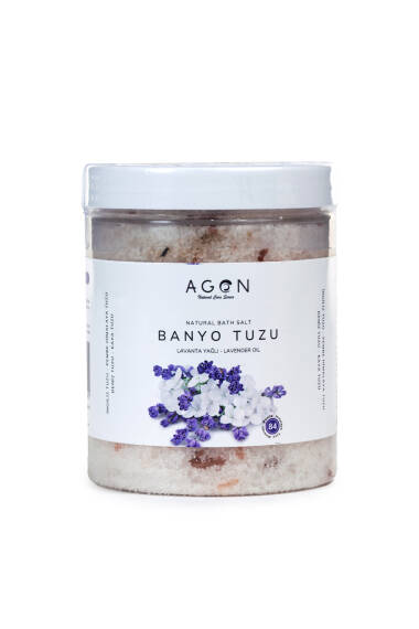 Lavanta Yağlı Doğal Banyo Tuzu 300 gr - İngiliz,Himalaya,Deniz ve Kaya Tuzu - 2