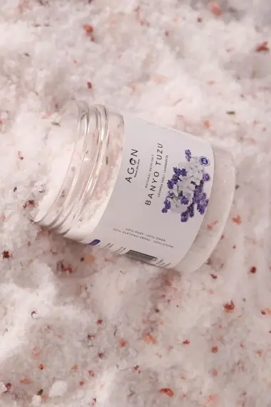 Lavanta Yağlı Doğal Banyo Tuzu 300 gr - İngiliz,Himalaya,Deniz ve Kaya Tuzu - 6