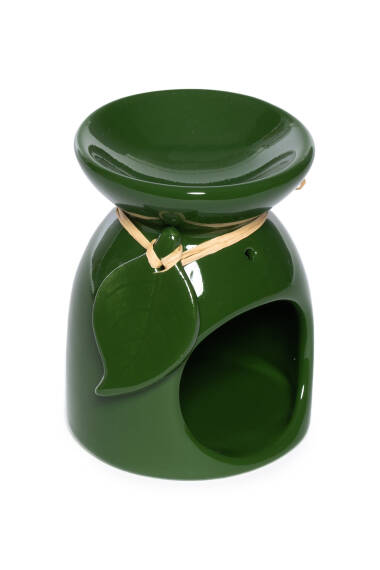 Leaf Incense Burner - Green - 1