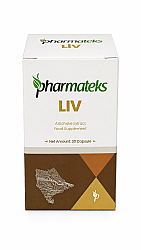 Liv Artichoke Extract Food Supplement – Herbal Liver Support | Digestive & Detox Support - 1