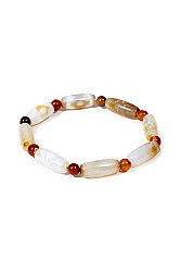 Long Beaded Bar Agate Bracelet - İpekyol